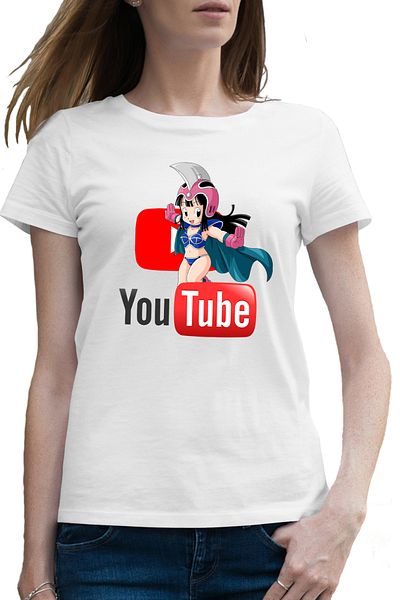 OEM Tricou femei Youtuber Anime Girl Dragon Ball Z Chi-Chi Youtube
