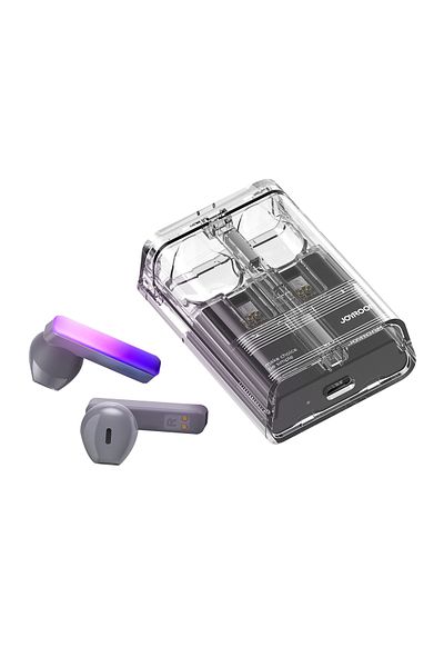 Joyroom Słuchawki bezprzewodowe TWS IceLens Series ze światłami LED czarne