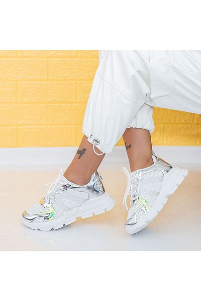 mei Women's Sports Shoes AN88 White