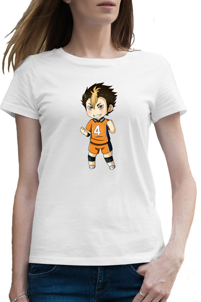 OEM Tricou femei Haikyuu Yu Nishinoya Volei Haikyu!!