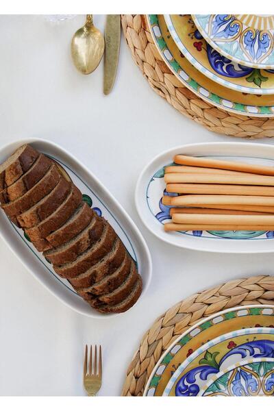 The Mia Limoncello Oval Serving Set 6 Pieces