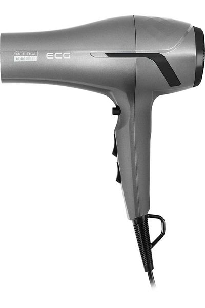 ECG Uscător de păr ionizant Modifica Grigio Grande, 2200 W, 2 viteze, 3 niveluri de temperatură, gri