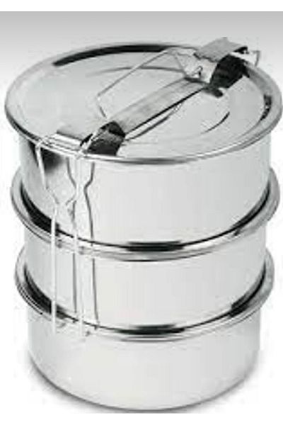 Snow Homs 3 Compartment Trough Stainless Steel