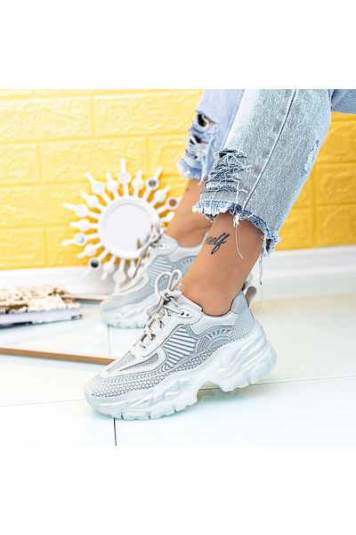 mei Women's Sports Shoes SZ300 Grey