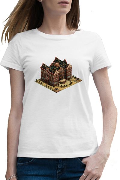 OEM Tricou femei Age of Empires Anglia Conac Castel Industrial Revolution