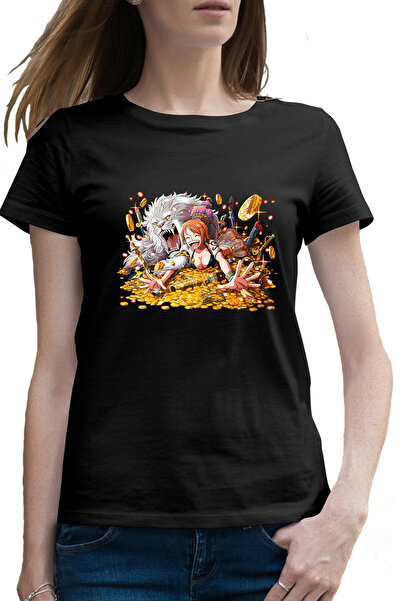 OEM Tricou femei One Piece Nami Comoara Leu Lion Cat