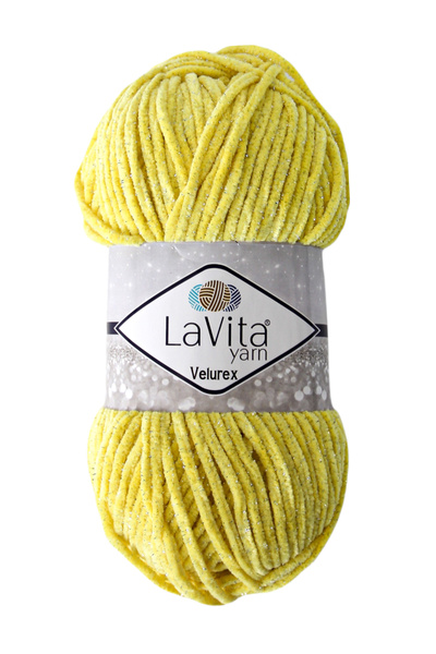 LaVita Yarn Velurex Sa šljokicama Pređa za ručno pletenje 90% P Poliester 10%...