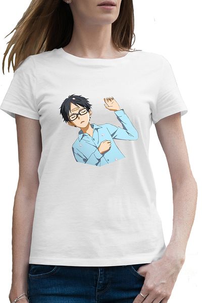 OEM Tricou femei Your Lie in April Kousei Valentines Day Love