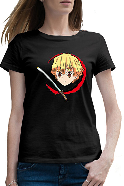 OEM Tricou femei Demon Slayer Zenitsu Agatsuma Bebe Karate