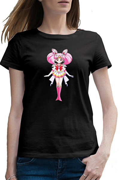 OEM Tricou femei Sailor Moon Chibiusa Pink Roz Anime