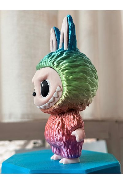 Chamelon Studio Rainbow Labubu 14 cm Labubu Bag Charm Toy