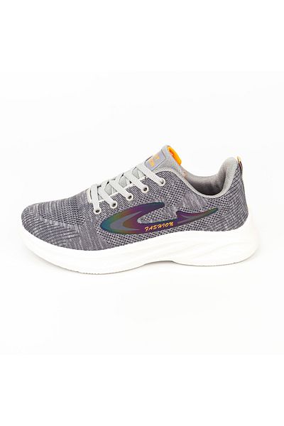 FASHION Pantofi Sport Barbati F2245 Gri deschis-Portocaliu