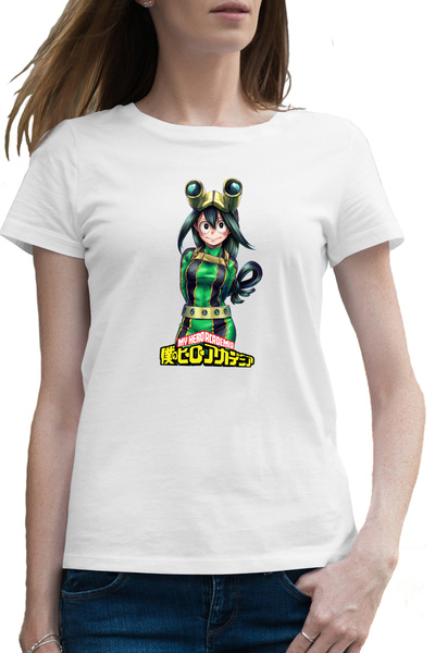 OEM Tricou femei Tsuyu Asui Hero Academia Anime Manga