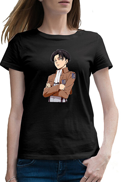 OEM Attack on Titan Captain Levi Anime AOT Manga Women's T-shirt