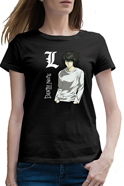OEM Tricou femei Death Note L Detective Logo Anime Manga Takeshi