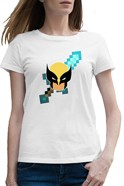 OEM Tricou femei Wolverine Minecraft Diamond Sword