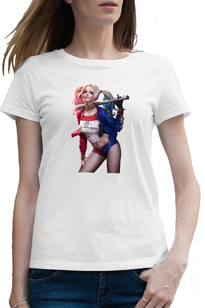 OEM Tricou femei Joker Harley Quinn Vaduva Neagra