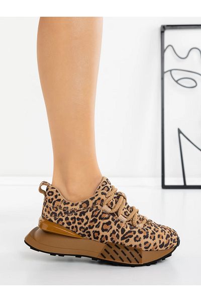 Pantoful Pantofi Sport Dama din piele naturala 5WZ15 Leopard
