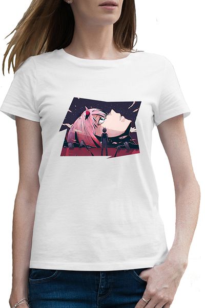 OEM Tricou femei Darling in the FranXX Hiro Anime