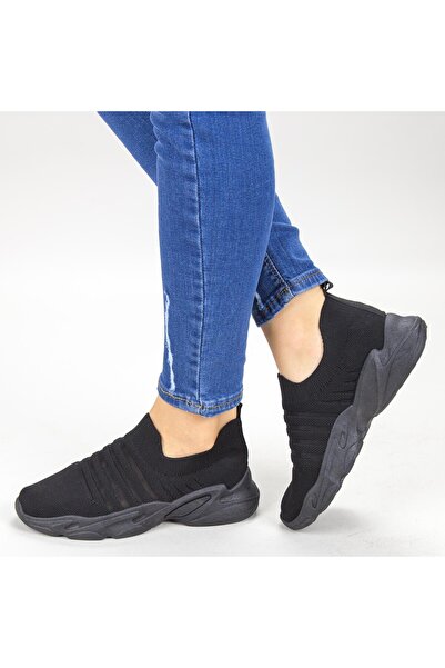 mei Γυναικεία Αθλητικά Παπούτσια YQ59A Όλα Μαύρα