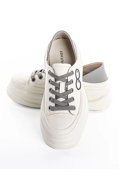 advancer Pantofi Sport Dama cu Platforma KM2817 Crem