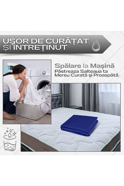 tiam store Premium Mattress Protector TIAM Store® Waterproof, Quilted, Anti-Allergenic
