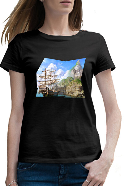 OEM Tricou femei Lineage Corabie Video Game