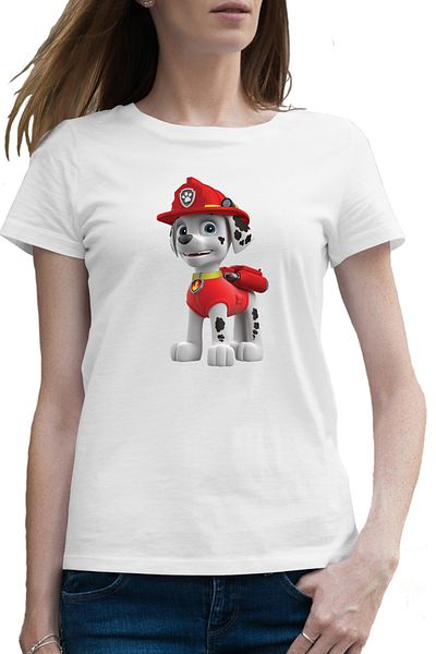 OEM Tricou femei Paw Patrol Marshal Dalmatian Pompier
