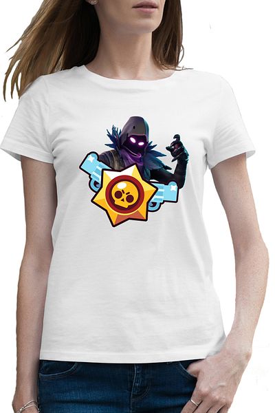 OEM Tricou femei Raven Fortnite Brawl Stars Epic