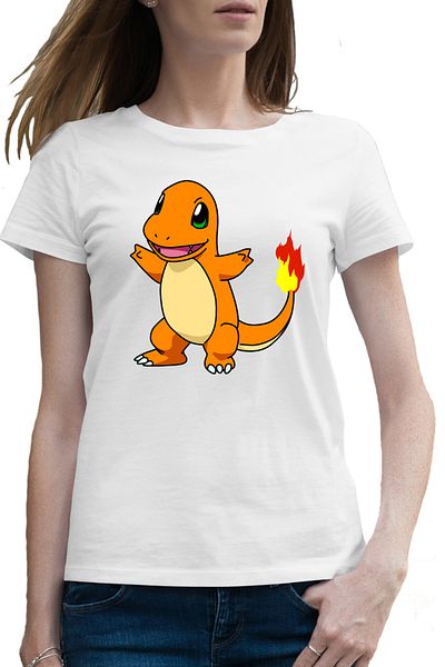 OEM Tricou femei Pokemon Charizard Fire Dragon