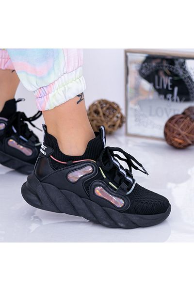 mei Women's Sports Shoes XJ33 Black