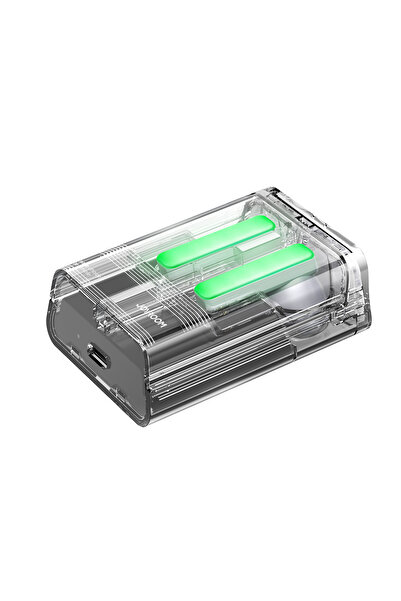 Joyroom Słuchawki bezprzewodowe TWS IceLens Series ze światłami LED czarne