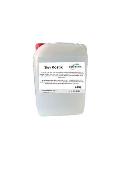 SON Kimya Sıvı Kostik 7,5 Kg