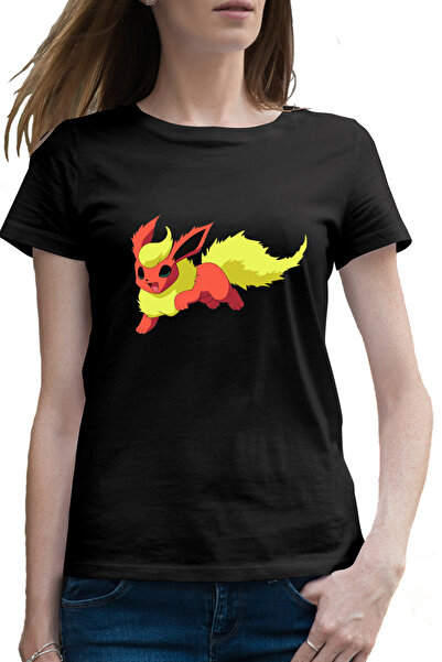 OEM Tricou femei Pokemon Flareon Tiktok Creator
