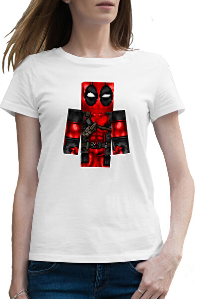OEM Tricou femei Deadpool Minecraft Roblox Skin