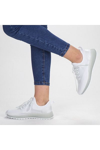 mei Women's Sports Shoes YKQ62 White