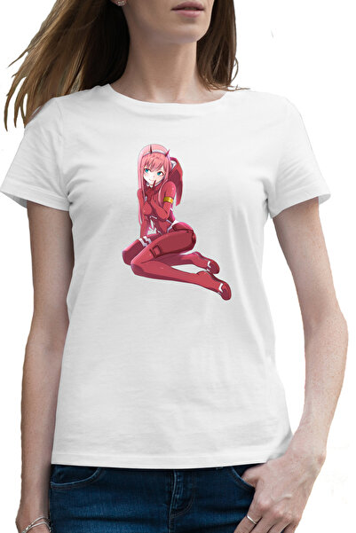 OEM Tricou femei Darling in the FranXX Zero Two Pilot Anime