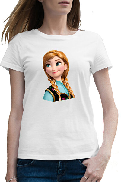 OEM Tricou femei Elsa Disney Frozen Ana Kristoff