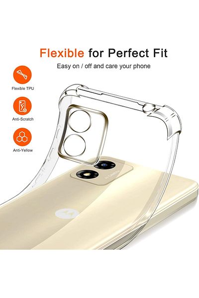ALC MOBILE Anti-shock, transparent case compatible with Motorola E13