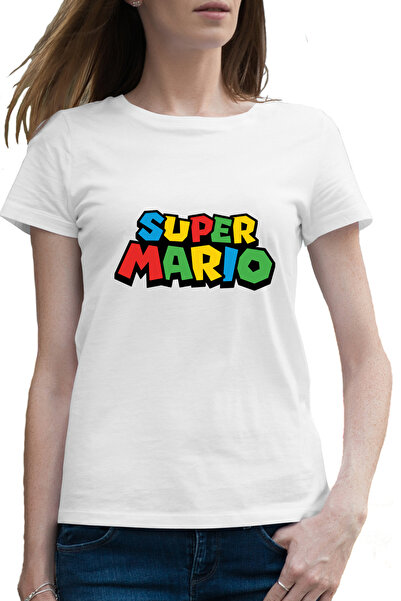 OEM Tricou femei Super Mario Logo Odyssey Video Game