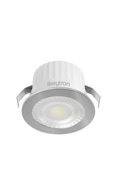 Braytron SPOT LED ROTUND MINICOB 3W 38G 6500K IP54 SILVER