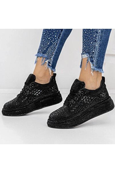 mei Pantofi Sport Dama 3WL86 Negru