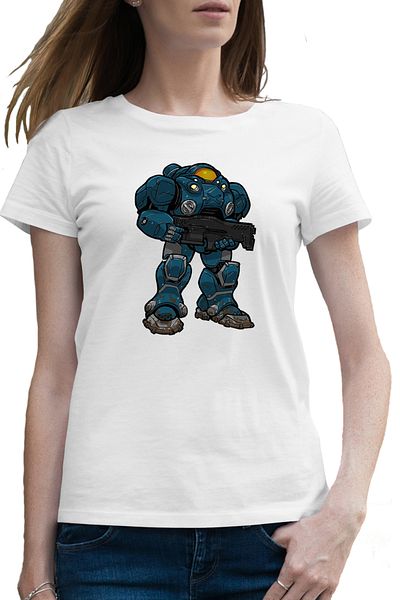 OEM Tricou femei StarCraft 2 Terran Unit Out With It
