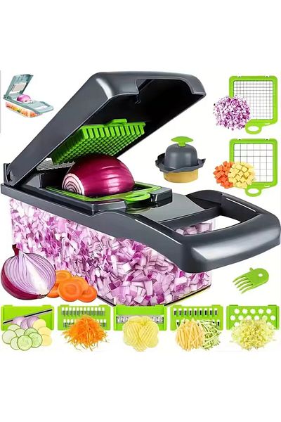 OEM Mandolină multifuncțională pentru tocat legume și fructe 13 în 1