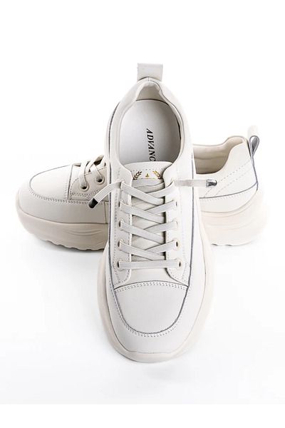 advancer Pantofi Sport Dama cu Platforma 8198-8 Crem