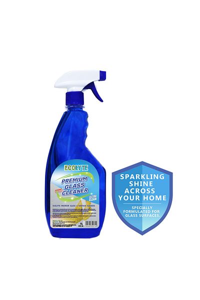 ECOLYTE+ Premium Glass Cleaner & Surface Cleaner Liquid, cleaner, window cleaner, Screen Cleaner - (650 ml)