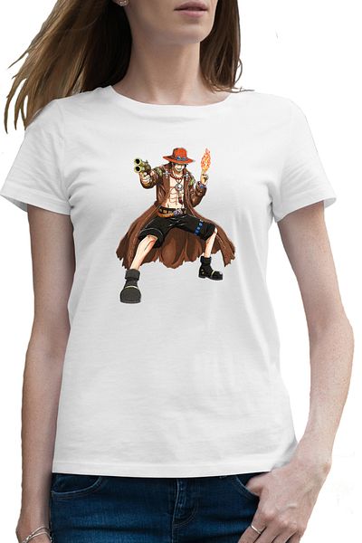 OEM Tricou femei One Piece Portgas D Ace GTA Anime