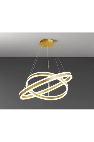 KARAZ Two-ring wave chandelier