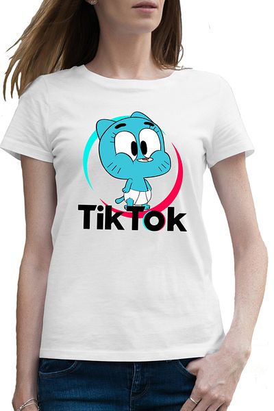 OEM Tricou femei Gumball Bebelus Tiktok Bebe Tik Tok Creator