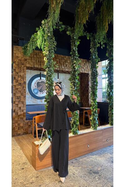 moda zeynaa AYROBİN KİMONO İKİLİ TAKIM